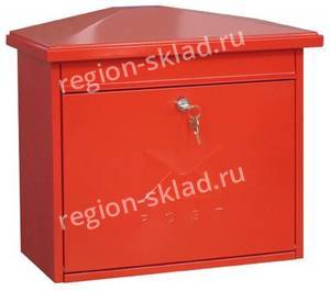 Шкафчик для писем и газет - ВН-28 красный