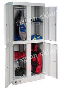 Шкаф для сушки влажной и мокрой одежды и обуви -  ШСО-2000-4