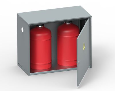 Шкаф для газовых баллонов - ШГР 27-02 - Изображение