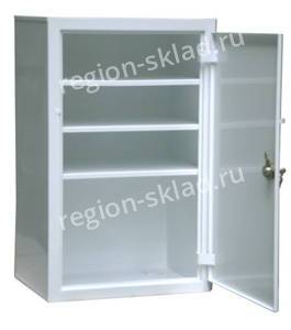 Металлический шкаф для хранения медикаментов - СХМ-3